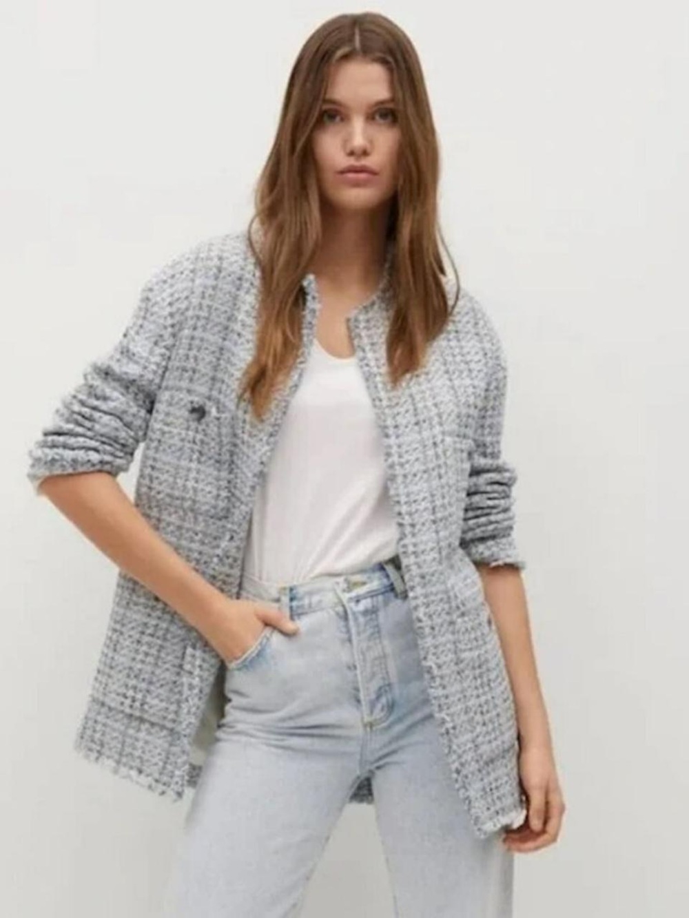 Mango tweed jacket - Picture 3 of 6